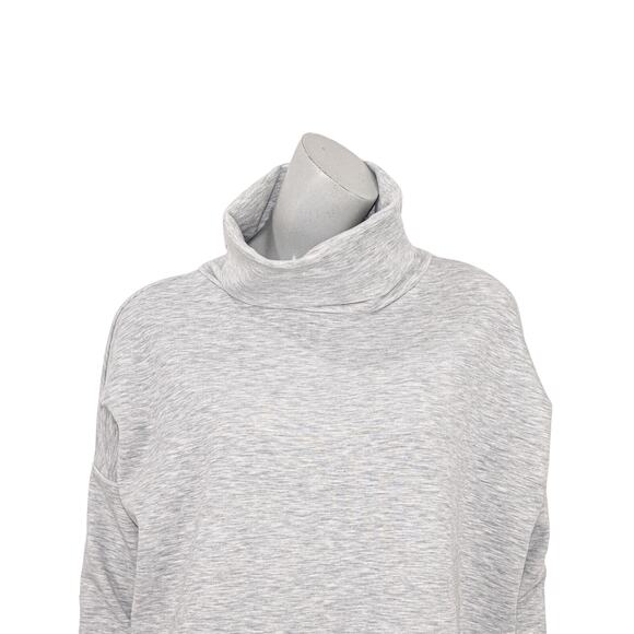 HATCH Maternity Jones Knit Dress Turtleneck Heather Gray One Size - Picture 13 of 13